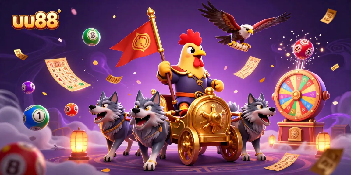 Experience exciting wins with uu88 in a vibrant 3D casino scene filled with dynamic gaming elements.