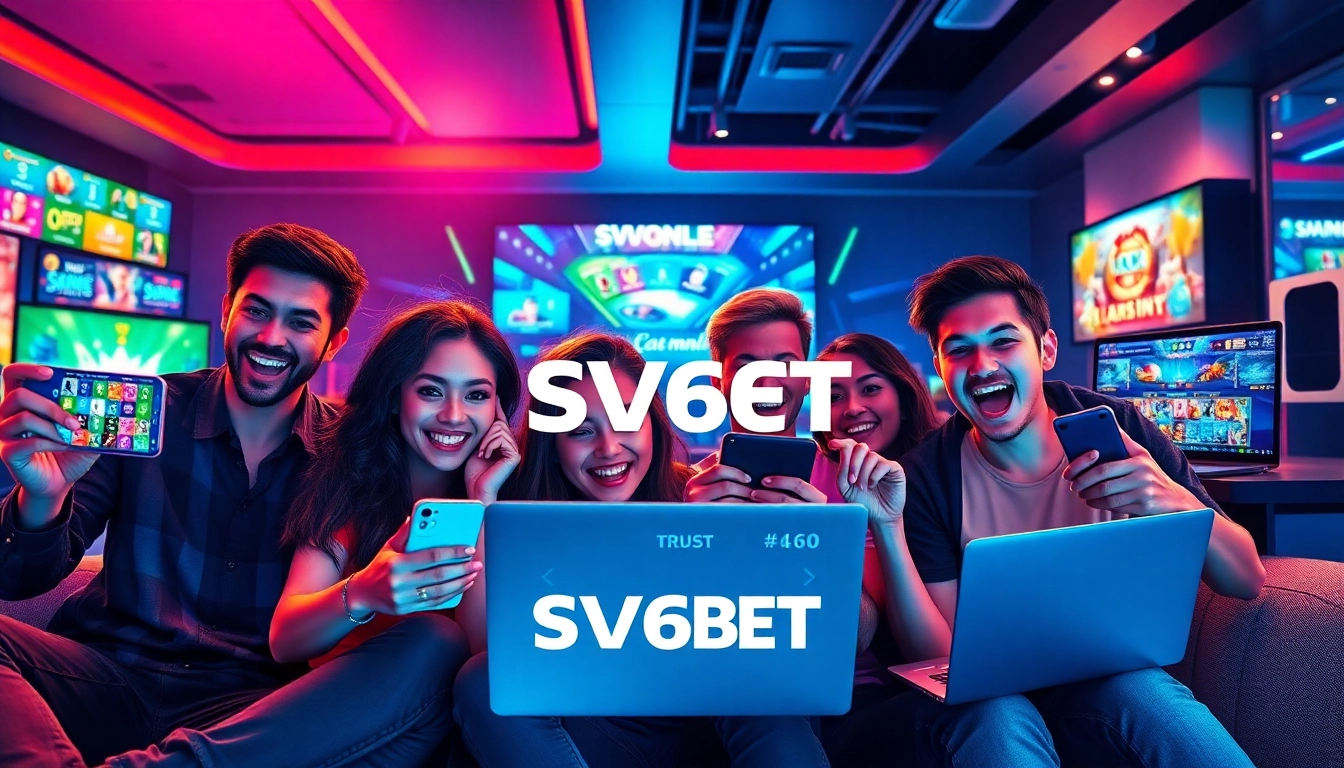 Experience the excitement of SV66 BET with diverse players enjoying online casino games.