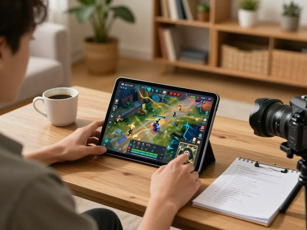 Engaged player enjoying NOHU gaming session in a cozy home setting while strategizing