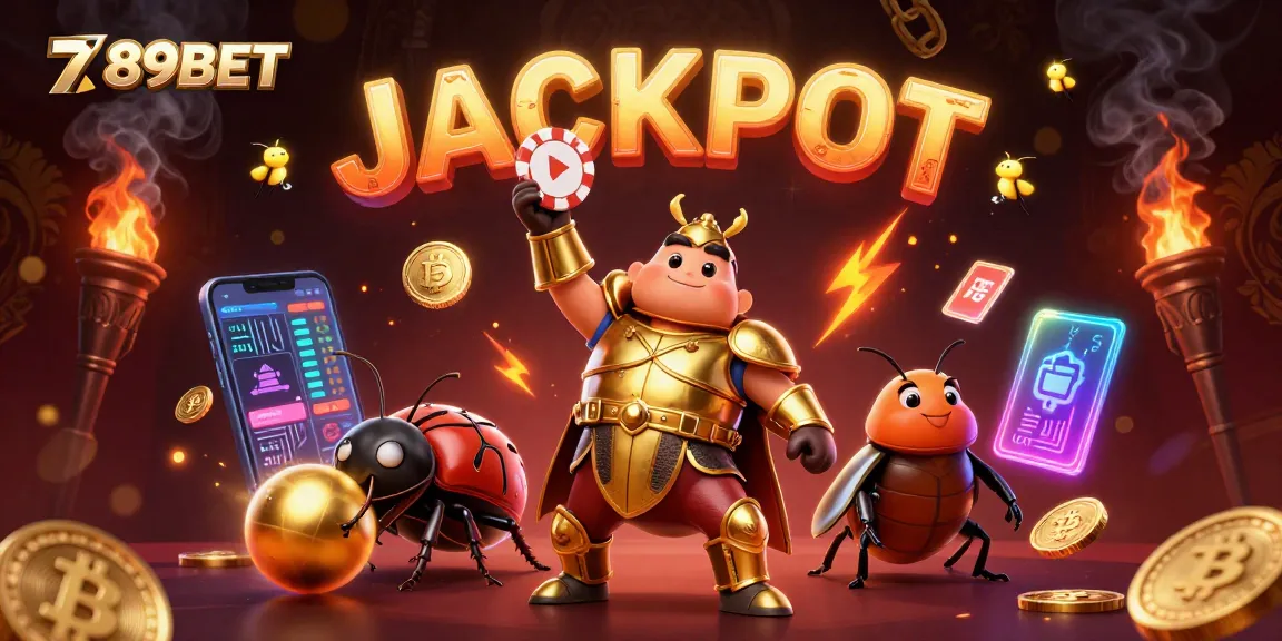 Engage in thrilling wins with 789BET while witnessing a 3D victory scene featuring luck and crypto!